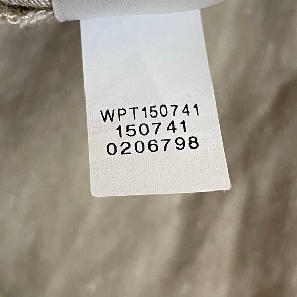 J.Jill Linen Stretch Pants Women’s Medium Beige Ankle Pull On Comfort Blend - Picture 9 of 9